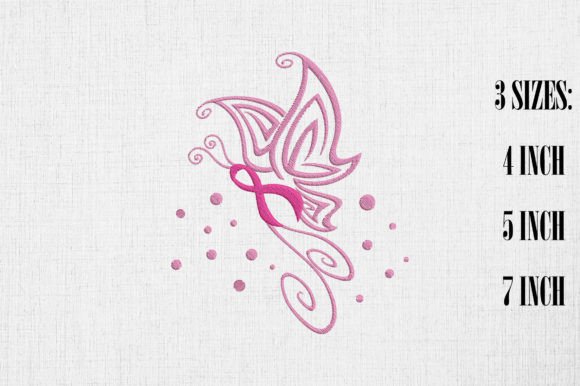 Breast Cancer Awareness Month Butterfly