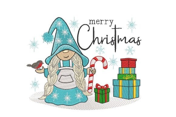 Christmas Girl Gnome