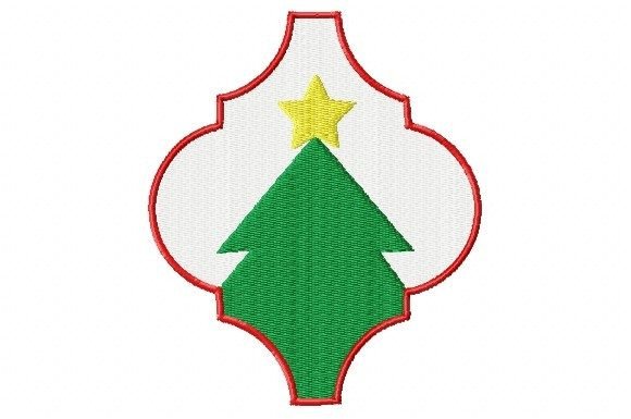 Christmas Tree Arabesque Ornament