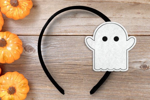 Ghost ITH Headband Slider Applique