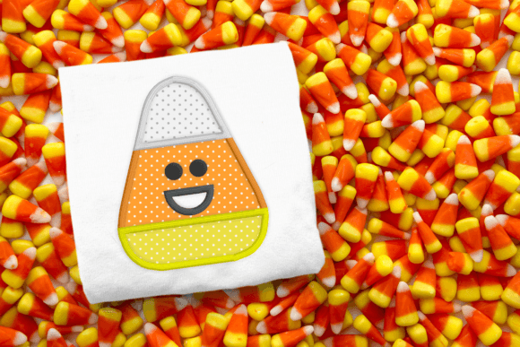 Happy Candy Corn Applique