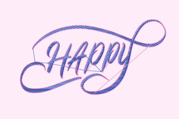 Happy Wedding Lettering