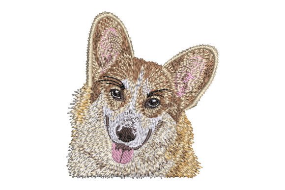 Pembroke Welsh Corgi Embroidery Design