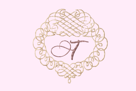 Wedding T Monogram Frame
